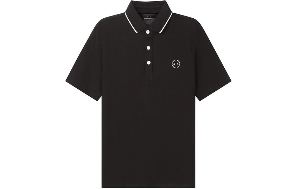 

Мужская рубашка-поло ARMANI EXCHANGE, цвет Black