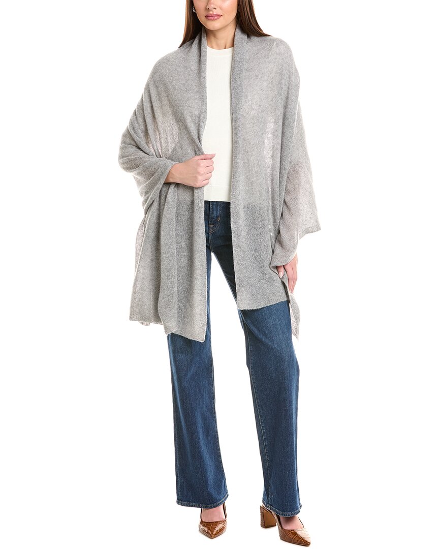 

Кашемировый шарф Louisa Perini Amicale Cashmere, серый