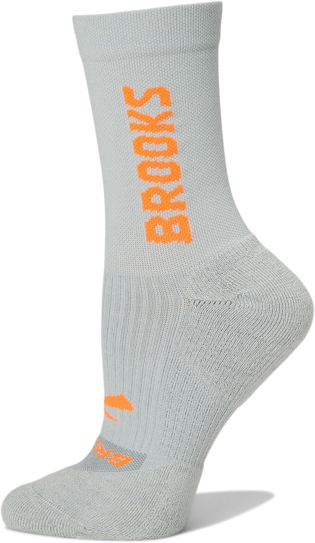 

Носки Brooks Ghost Crew, цвет Smoke/Br Crew