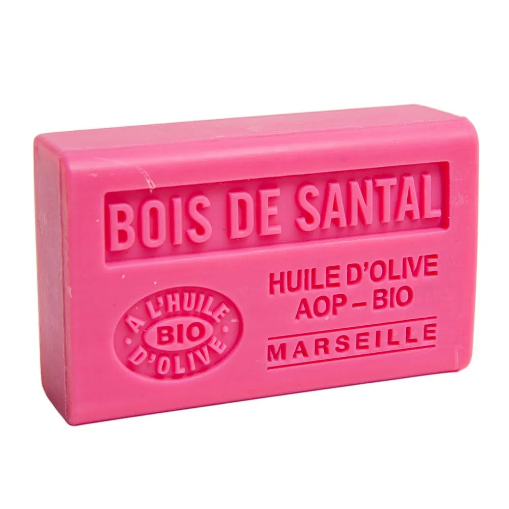 Французское мыло Label Provence Nature Savon de Marseille с оливковым маслом и маслом ши, аромат сандала, 125 г Label Provence Nature