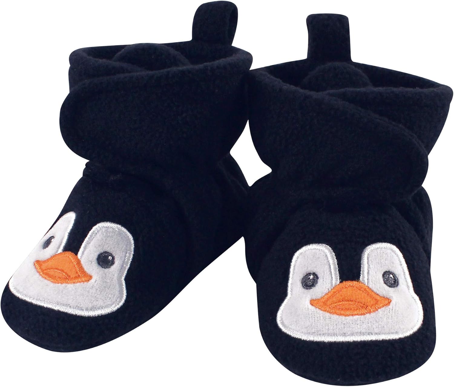 

Теплые флисовые пинетки Hudson Baby для мальчиков и девочек, Navy Penguin