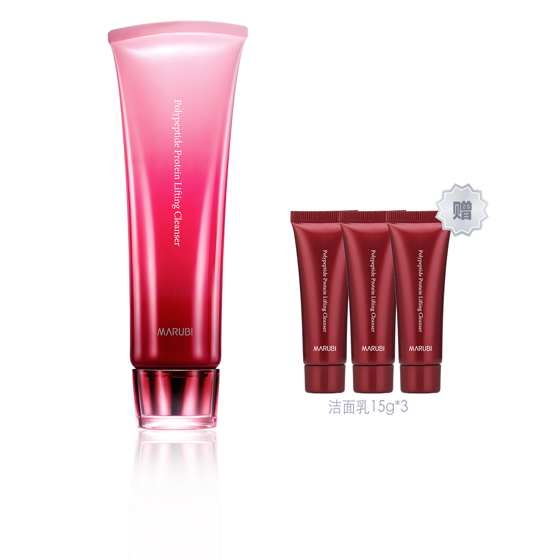 

Пептидный протеиновый лифтинг-крем для умывания подтягивающий, увлажняющий, очищающий MARUBI