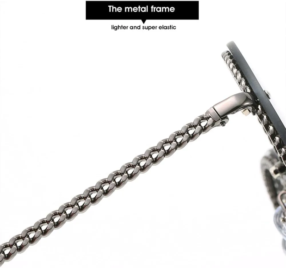 

Роскошные круглые солнцезащитные очки с металлической цепочкой, без оправы, для женщин, круглые солнцезащитные очки с градиентным покрытием LVTFCO, Gradient Brown