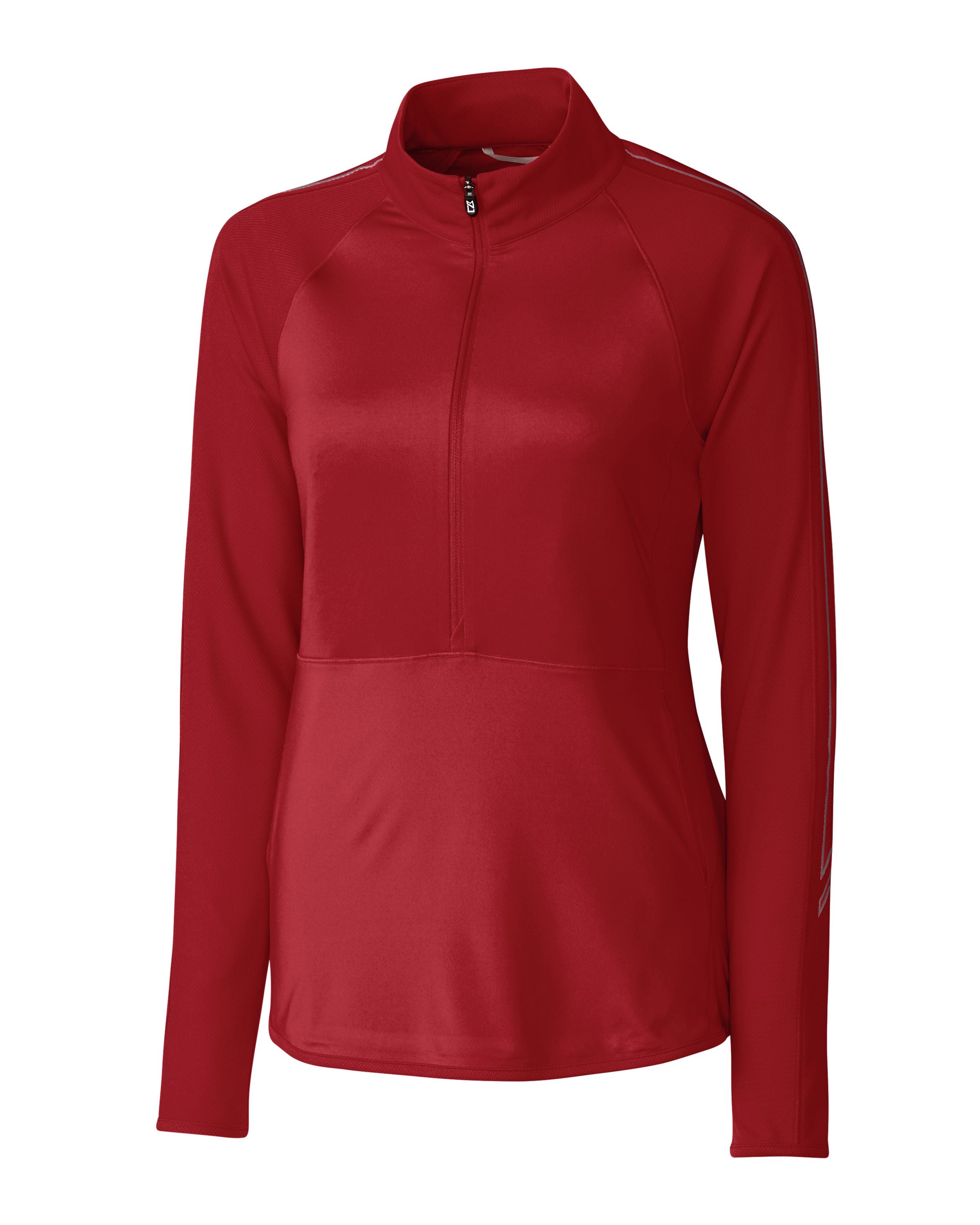 

Женская спортивная куртка Cutter & Buck Pennant с полумолнией, цвет cardinal red