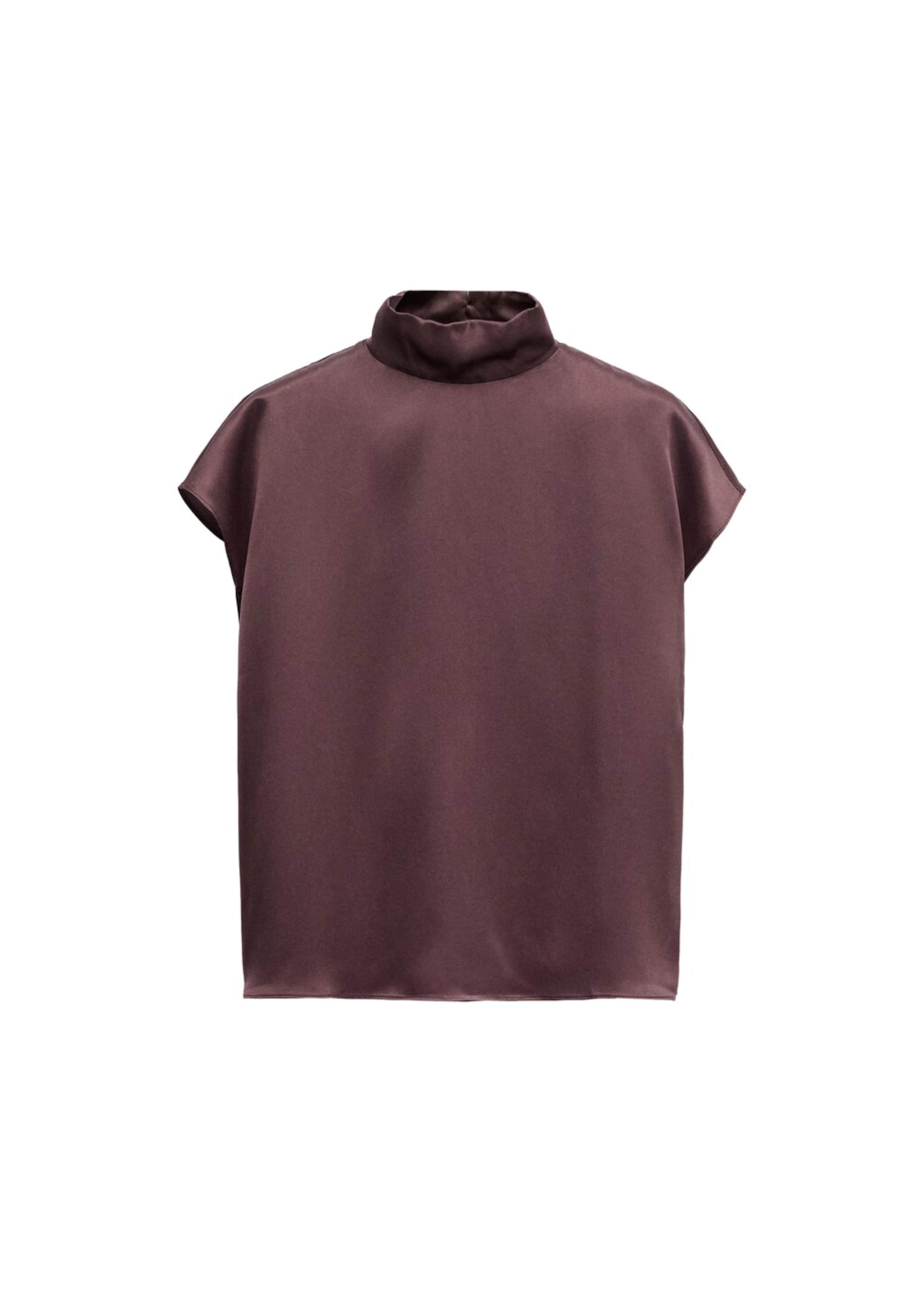 

MANGO Блуза 'Lunas' в цвете бордо