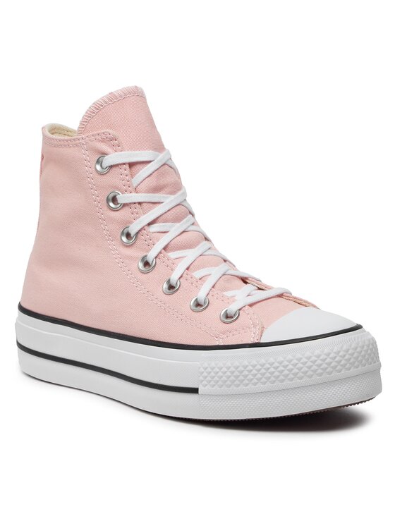 Тканевые кроссовки Chuck Taylor All Star Lift Platform HI A06507C Converse, розовый — фото 2