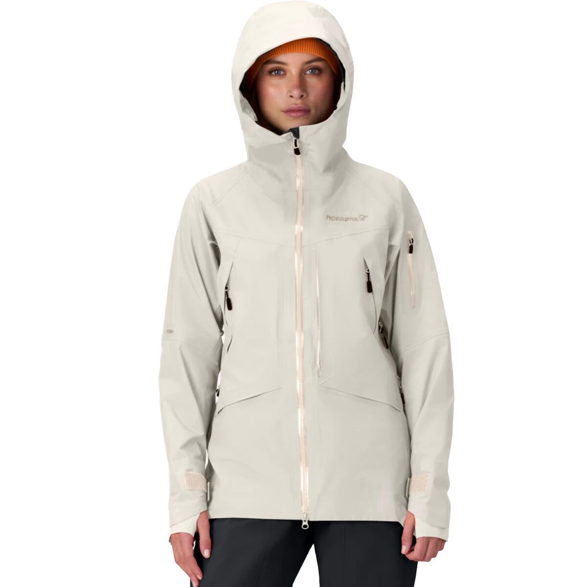 

Куртка с технологией Gore-Tex Norrona, цвет oatmeal