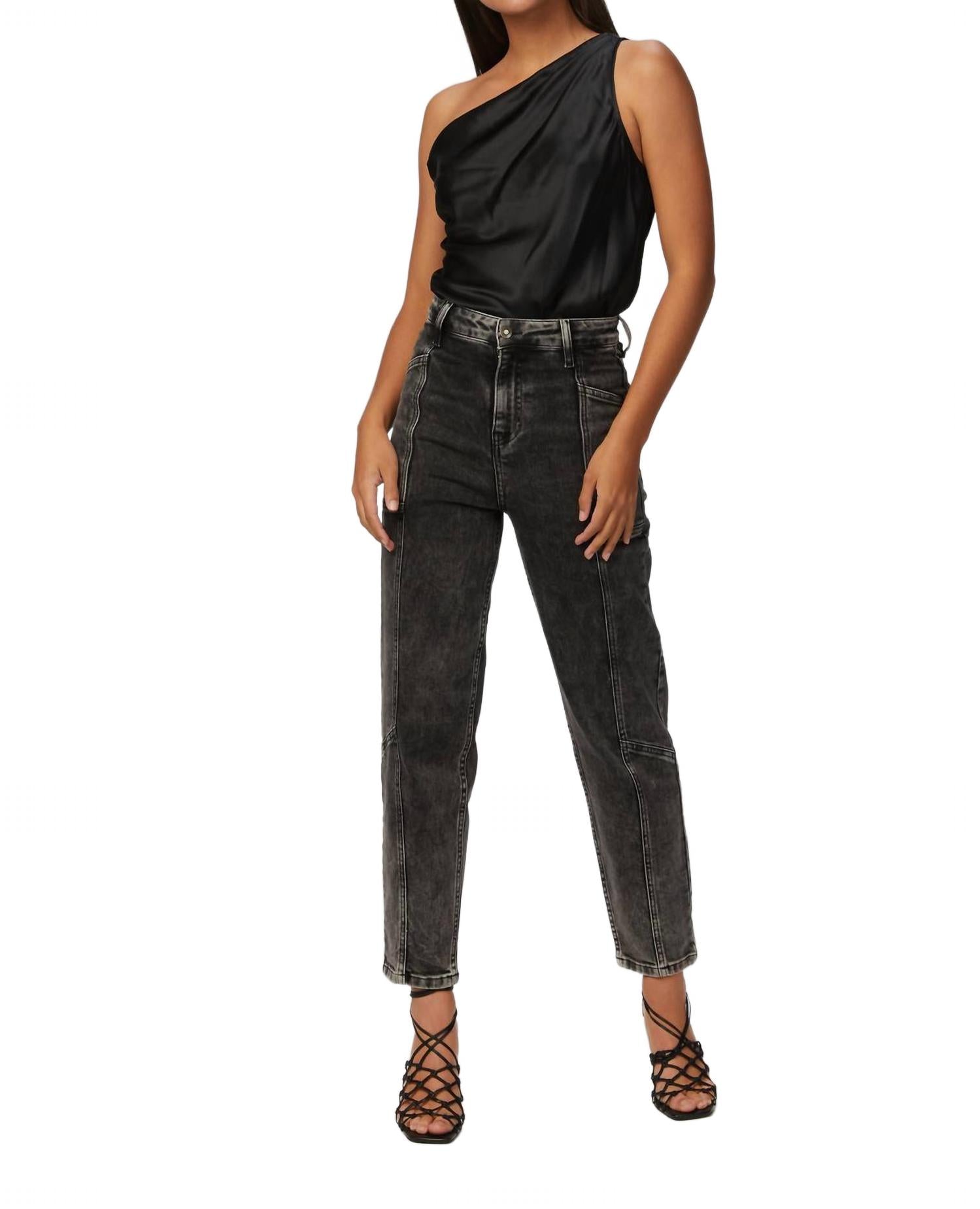 

Джинсы Lara Croft в потертом темно-сером цвете IN THE MOOD FOR LOVE, темно-серый