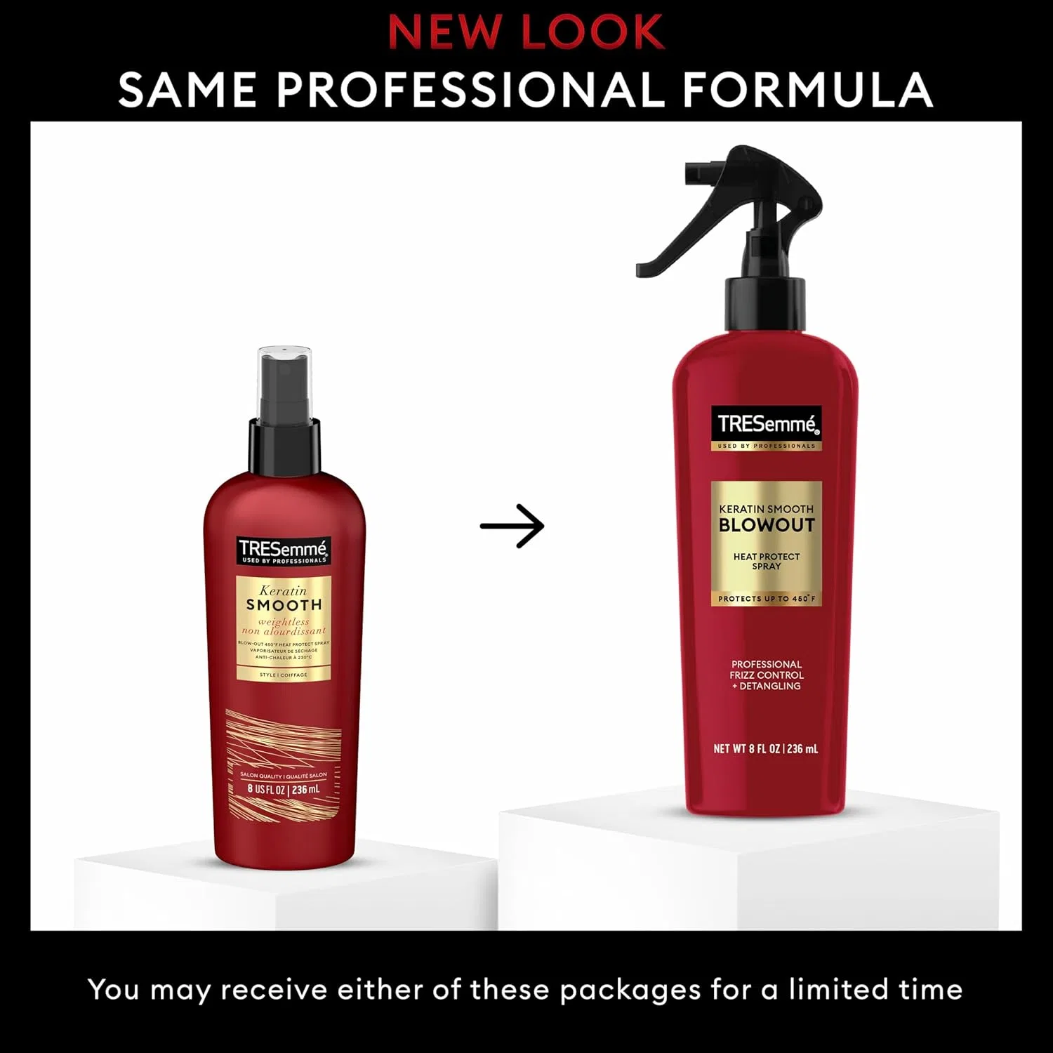 Термозащитный спрей Tresemme Keratin Smooth для блеска Tresemmé — фото 3