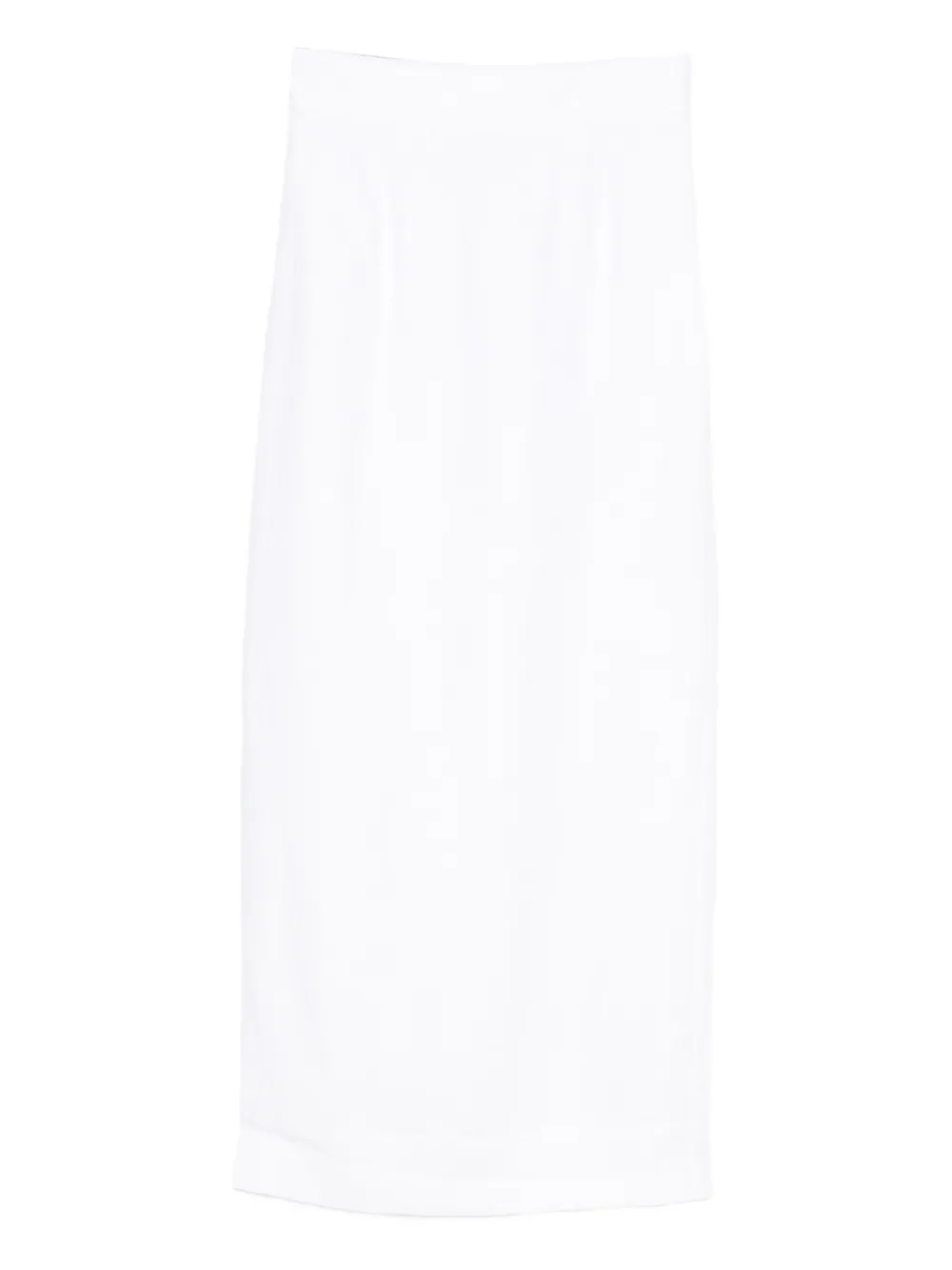 

Длинная прямая юбка Emma с эффектом портновской обработки Posse, белый
