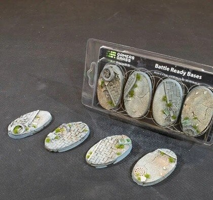 

Gamers Grass: Bases Oval - Urban Warfare 60 мм (4 шт.) Inna marka