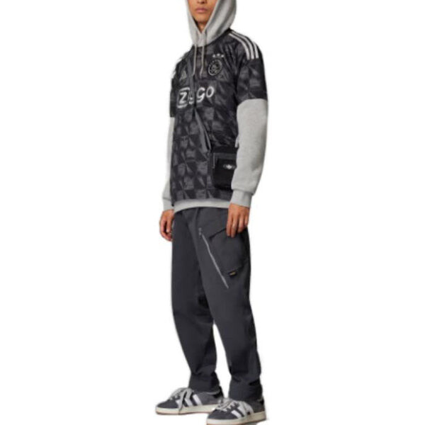 Футболка ajax amsterdam 23 24 третья футболка Adidas, черный — фото 2