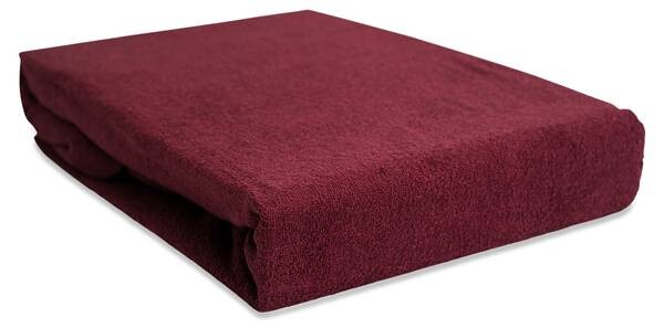 

Простынь на подгонке Hometex Premium Textiles 180-200x220, 200x40x220 см, бордовый