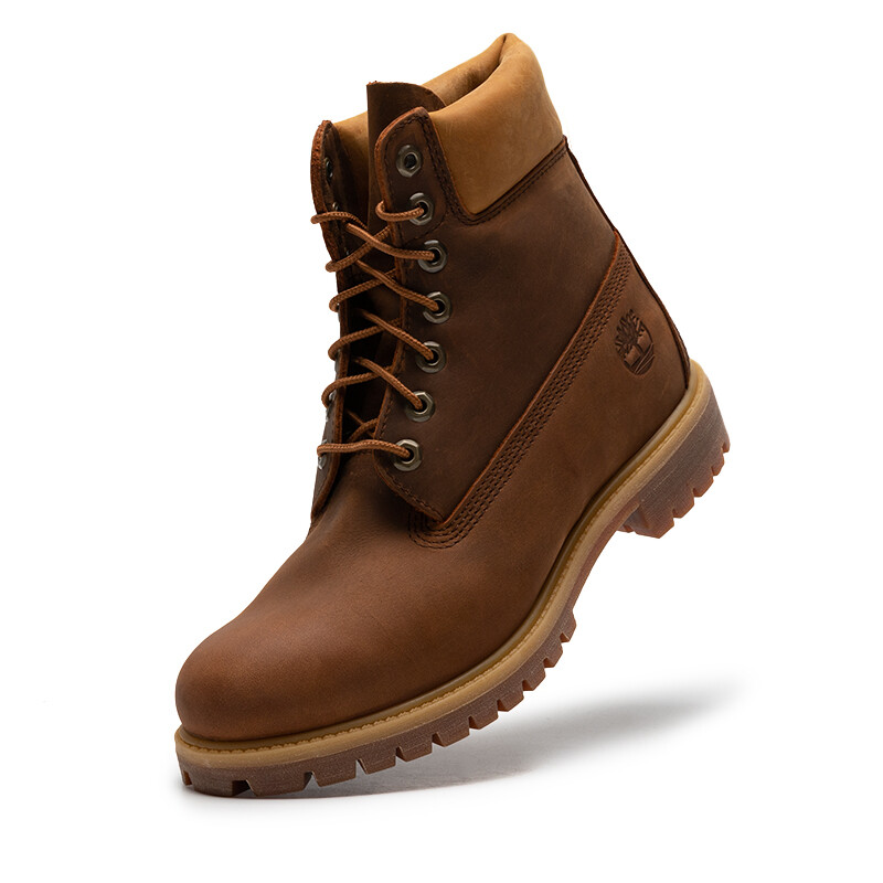 Ботинки мужские Timberland Martin высокие на шнуровке, коричневый — фото 3