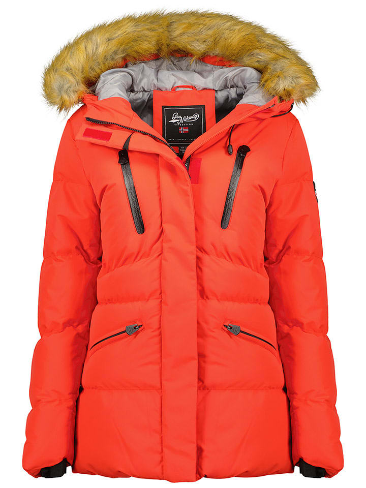 

Geographical Norway Зимняя куртка "Корона" красного цвета