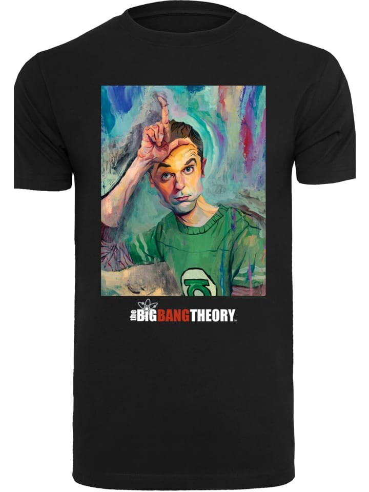 

Футболка F4NT4STIC Big Bang Theory TV Serie Sheldon Loser Painting, черный