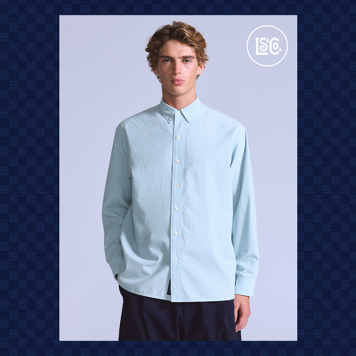 Levis Футболка Unisex Haze Blue Moderate — фото 3