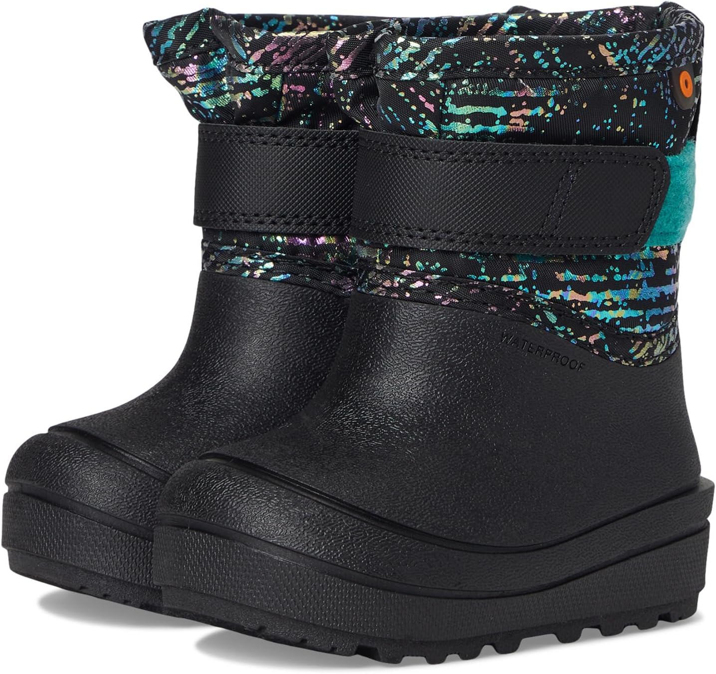 

Ботинки Bogs Kids Baby Snow Shell - Metallic Stripe, Black Multi