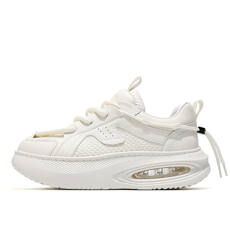 

MOERBAI Повседневные туфли мужские низкие белые/серые