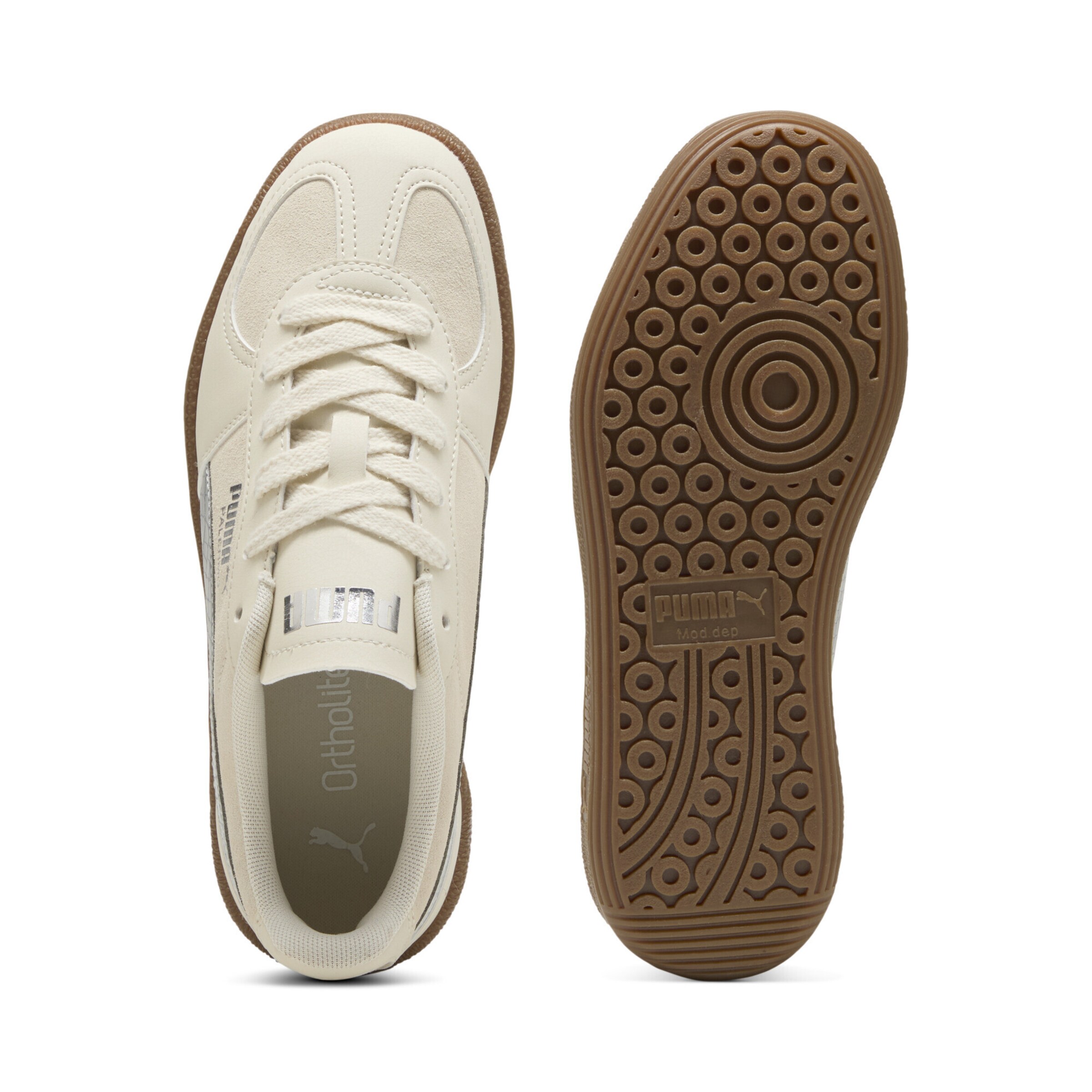 PUMA Кроссовки 'Palermo Safari' в цвете Off White — фото 3