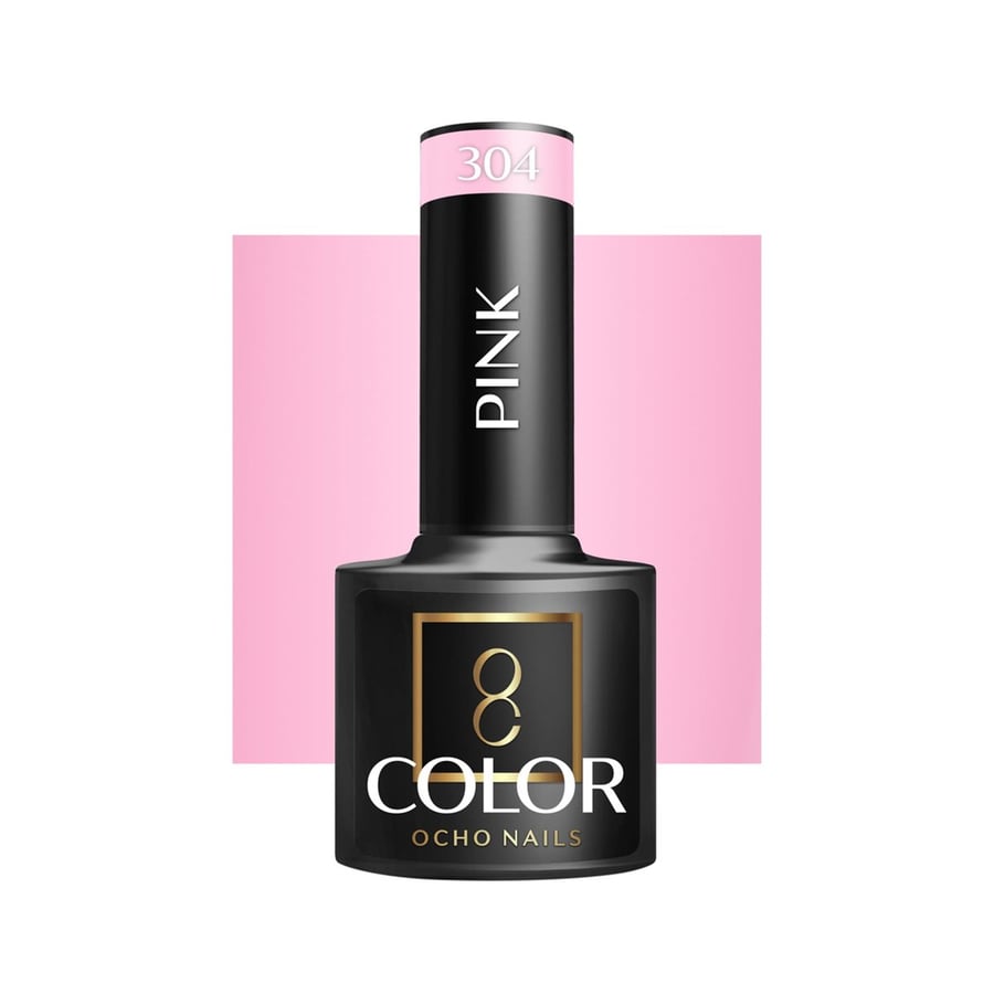 

OCHO NAILS Гибридный лак для ногтей розовый 304 -5 г Active Shop