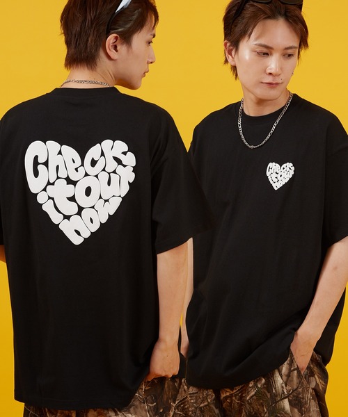 

Футболка с коротким рукавом, логотип в виде сердца Improves, черный