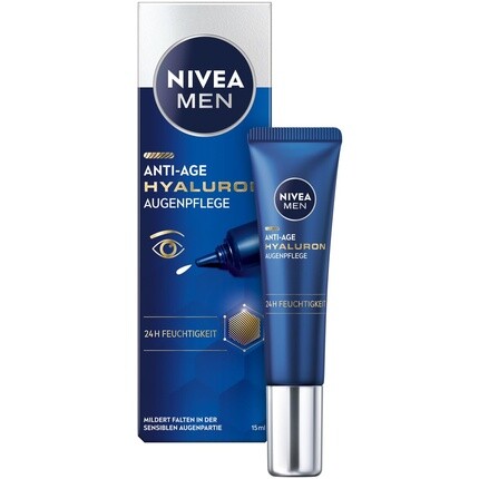 

NIVEA MEN Anti-Age Hyaluron Eye Care Укрепляющий крем для глаз от морщин и темных кругов Увлажняющий уход за глазами с гиалуроном 15 мл