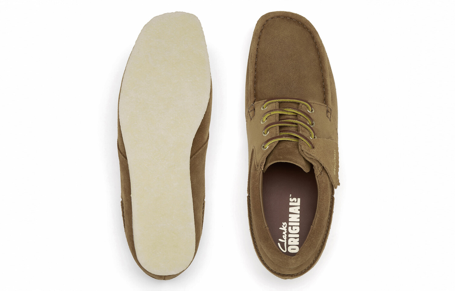 Мужские повседневные мужские низкие коричневые Clarks — фото 4