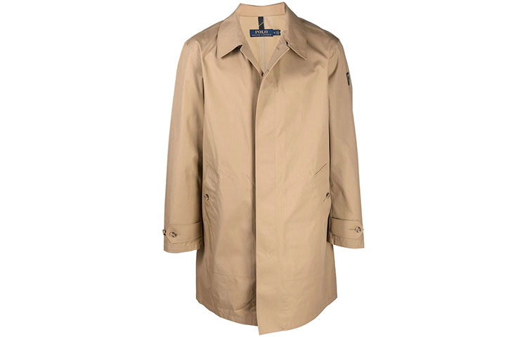Polo Ralph Lauren Тренч FW21 мужской цвета khaki — фото 3