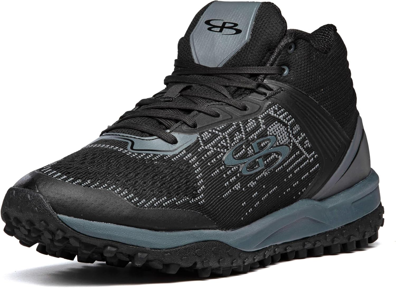 

Мужские футбольные кроссовки Boombah Viper Pureknit Turf Mid - Статус - Разнообразие цветов - Разные размеры, черный/угольный