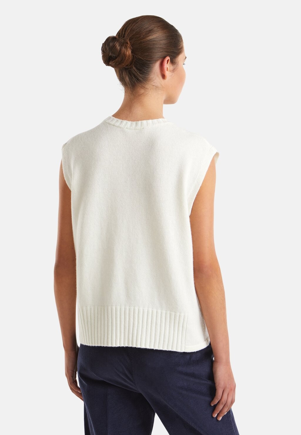 

Базовая футболка CREWNECK United Colors of Benetton, белый
