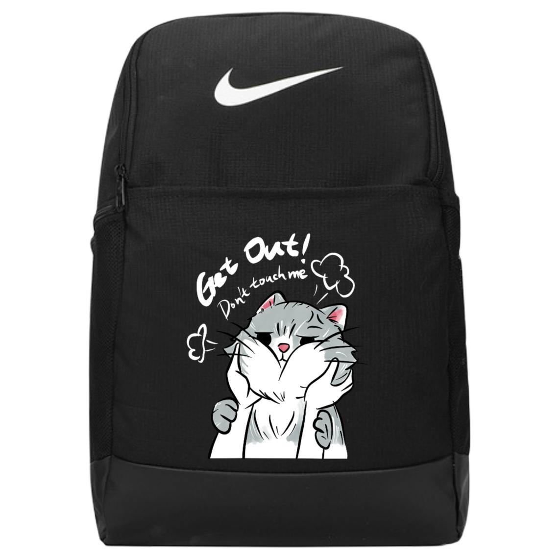 

Nike Тканевый рюкзак обычный женский черный, Cute Cat