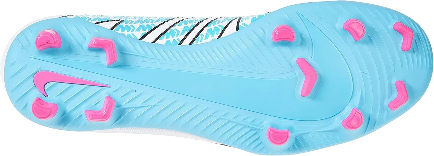Кроссовки Nike Herren Mercurial Vapor 15 Club Mg, White Baltic Blue Pink Explosion — фото 2