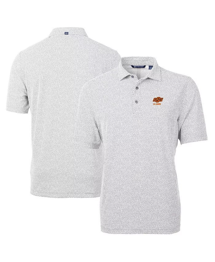 

Мужская поло Oklahoma State Cowboys Alumni Logo DryTec Virtue Eco Pique с ботаническим принтом Cutter & Buck, серый