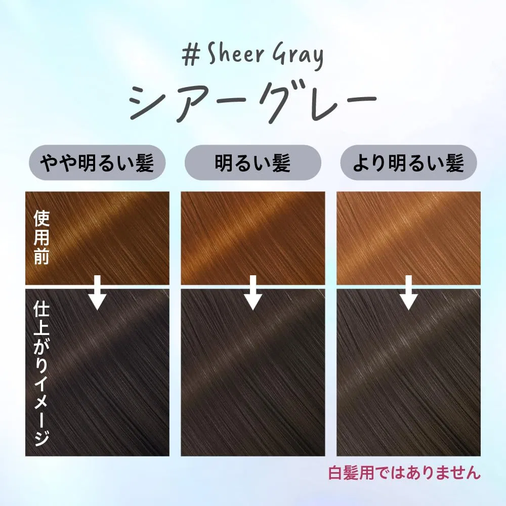 Гель-краска для волос Liese Creamy Colour Sheer Grey Liese — фото 4