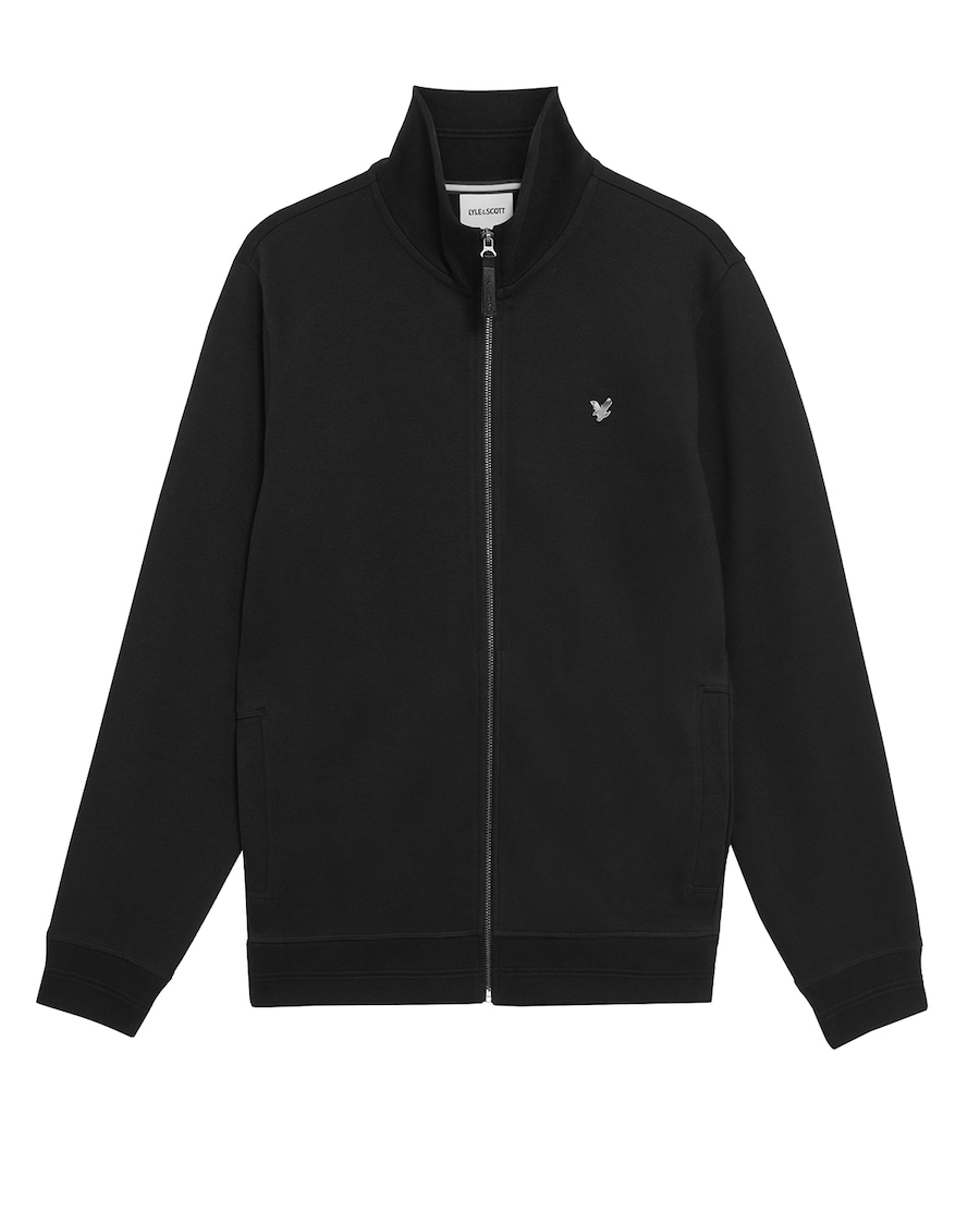 

Толстовка Lyle & Scott Diagonal Weave, черный