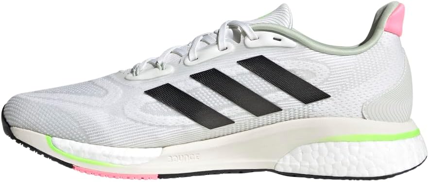 Мужские кроссовки для бега Adidas Supernova , белый/черный/зеленый — фото 4