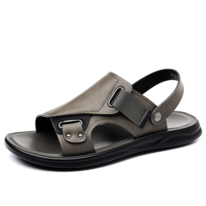 

Bindu Мужские пляжные сандалии Black/Gray - Gray, цвет Gray