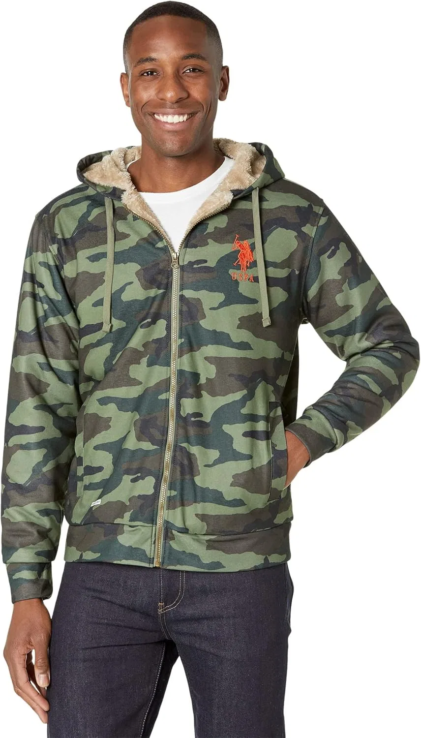 Толстовка с камуфляжным рисунком Sherpa от US POLO ASSN U.S. POLO ASSN.