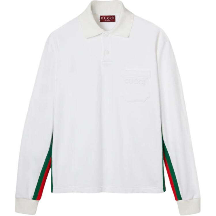 

Рубашка поло мужская белая Gucci, белый