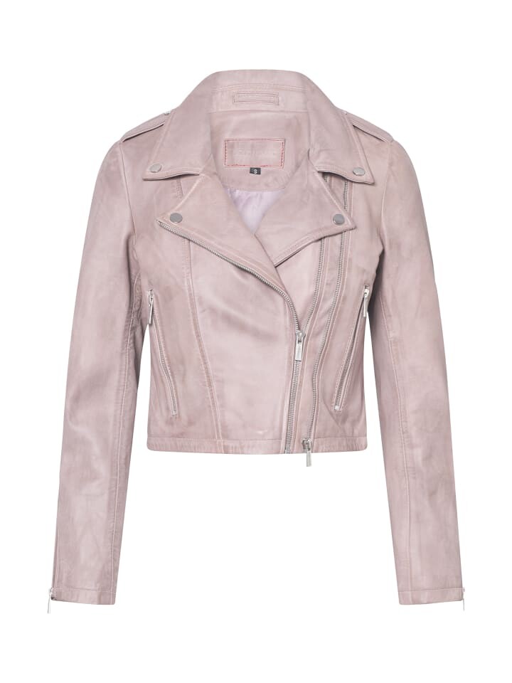 

Кожаная куртка Bolongaro Trevor Lederjacke HANA BIKER, цвет Mushroom