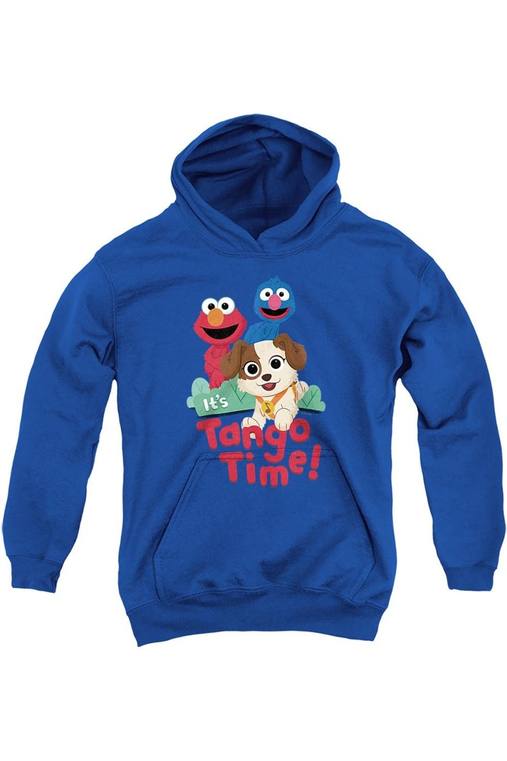 

Толстовка с капюшоном для детей Sesame Street "Пушистые друзья навсегда" Tango Time Gildan, синий