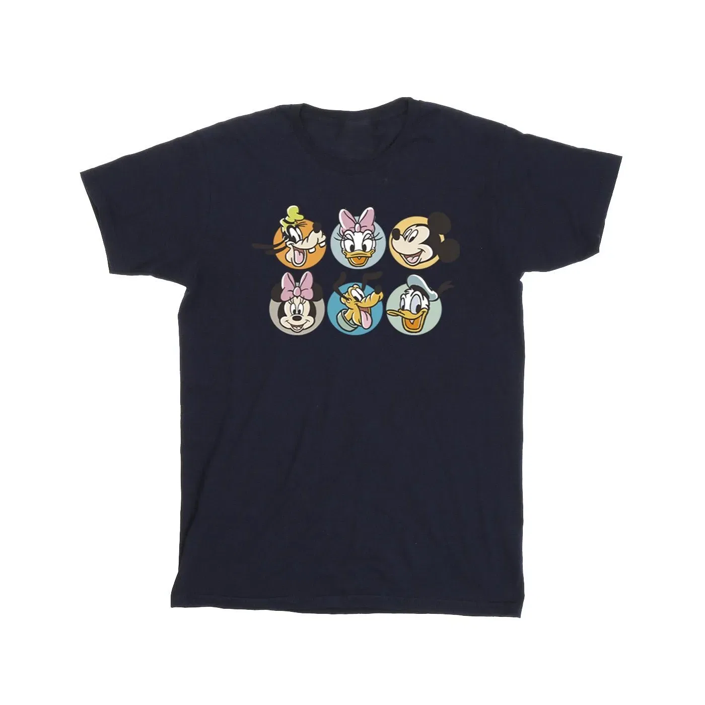 Футболка Mickey Mouse and Friends из хлопка Disney, темно-синий — фото 2