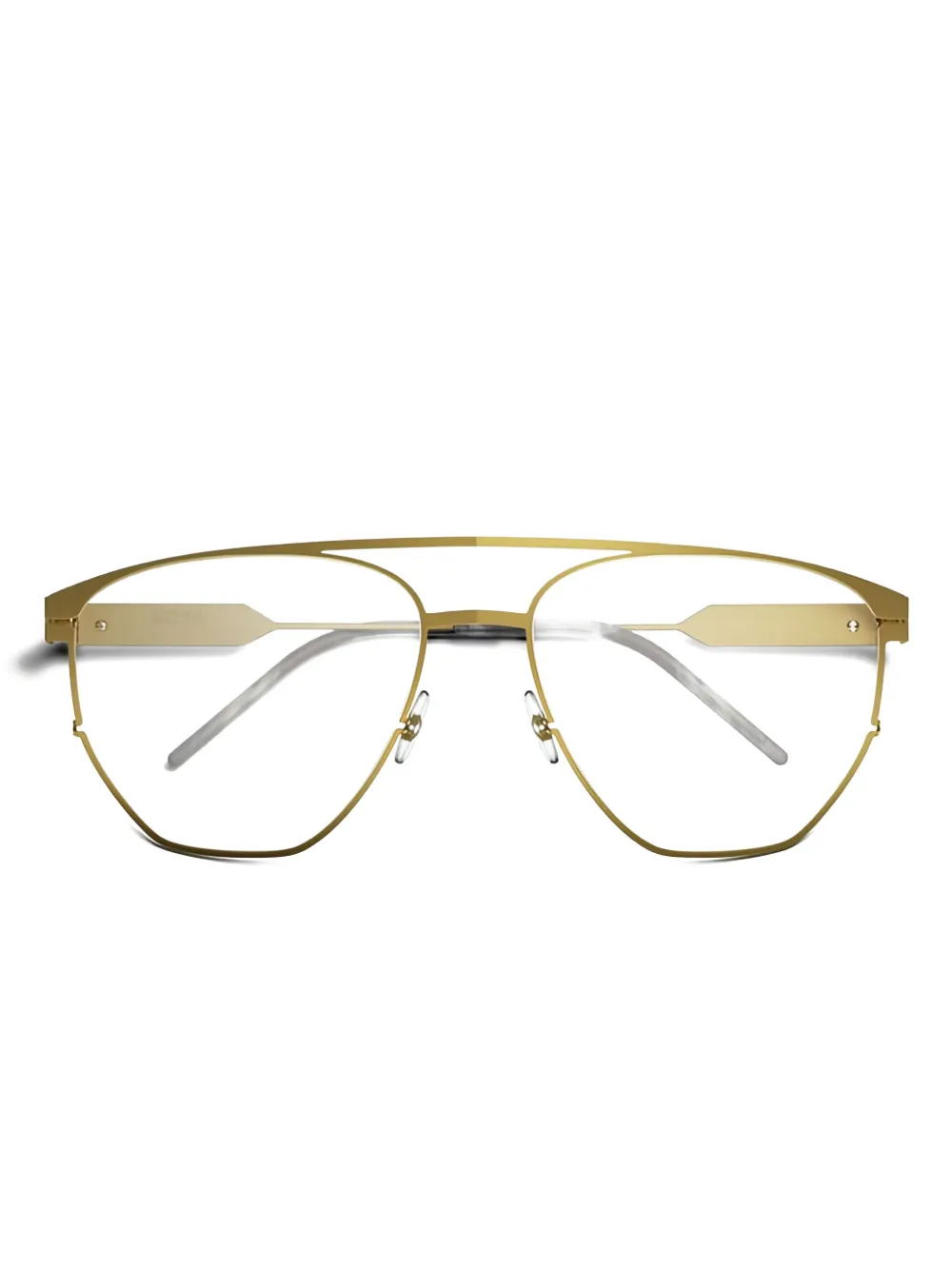 

Очки с геометрической оправой So.Ya, золотистый