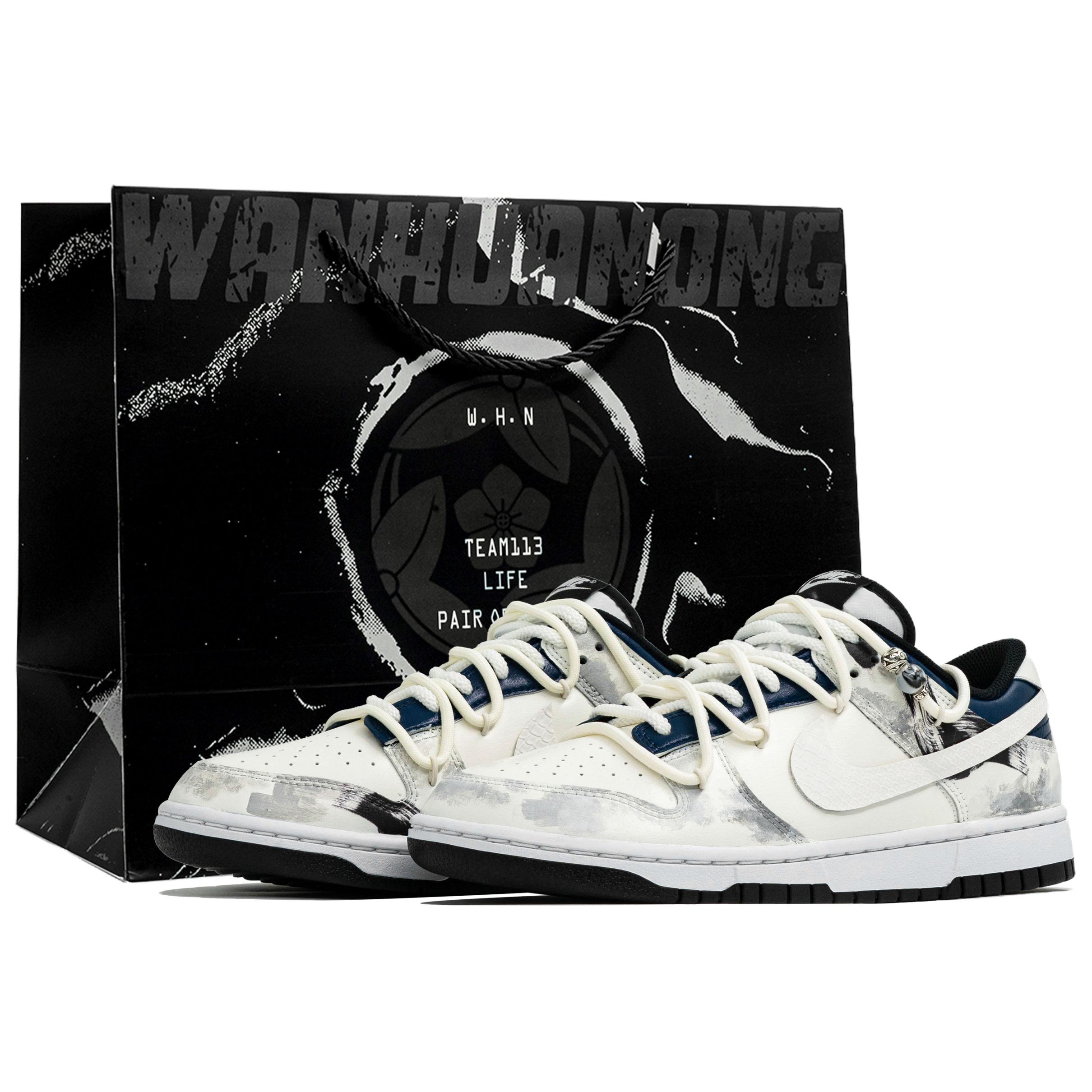 

Nike Dunk Kaleidoscope, Emerald Tide Rising, Shopping Bag Abrasion Resistant Low top Skateboard Shoes мужские серо-голубые