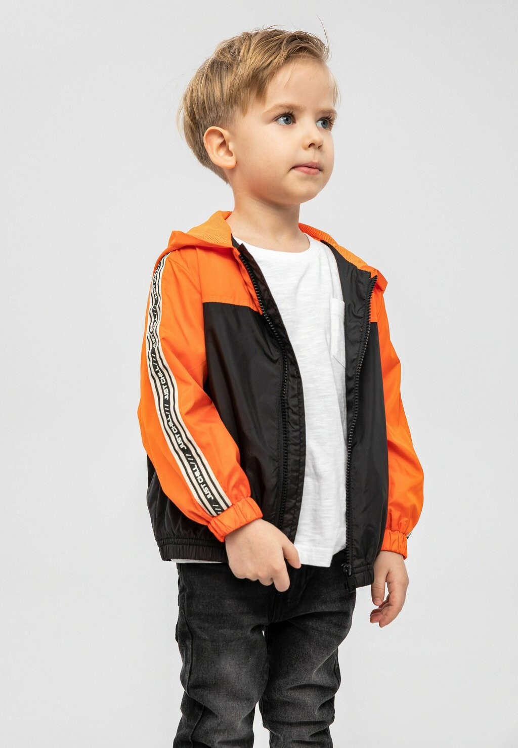 

Куртка демисезонная WITH HOOD MINOTI, цвет orange