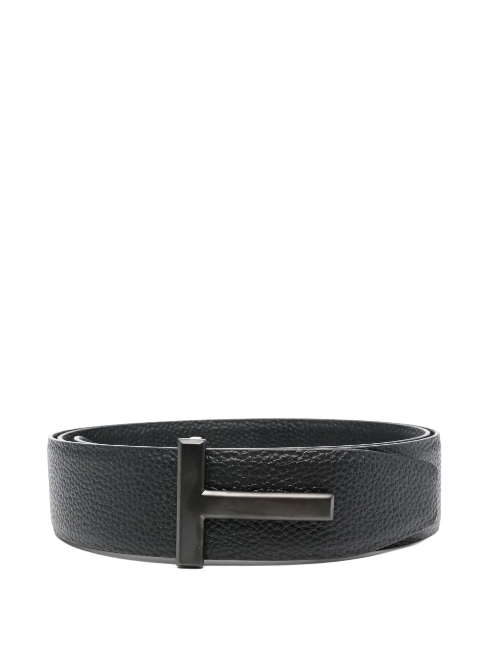 

Ремень с Т-образной пряжкой TOM FORD, черный