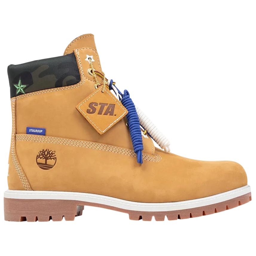 Timberland Sta. x 6 дюймов, удобные короткие ботинки Martin Unisex, цвет Wheat Brown — фото 3