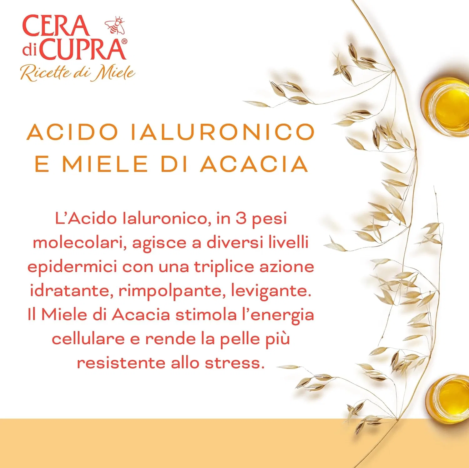 Эссенция Cera Di Cupra — Для лица Hydra Serum с гиалуроновой кислотой и медом акации, 30 мл — фото 4