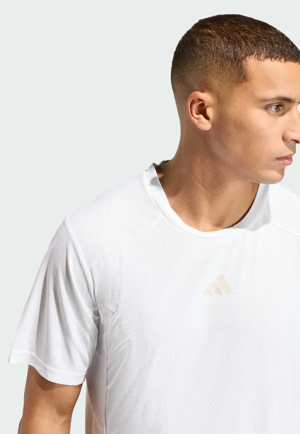 Спортивная футболка climacool 3d Adidas Performance, White — фото 3
